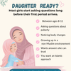 Parent & Daughter Guide to Preparing for Puberty | Islamic Puberty Workbook for Girls Ages 8-11